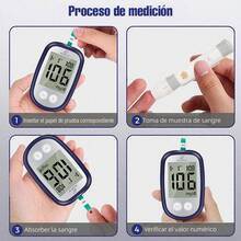 Digital Glucometer Glucose Meter 50 Test Strips 50 Lancets - Blue - View 11