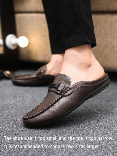 Men's Loafers New Casual Shoes Versatile Soft Bottom Moccasins Slip-On Fisherman Shoes Slouchy Shoes British Style Casual Boat Shoes Loafers Canvas Flat Shoes Men Black Formal Shoes Flat Shoes (Run Small And Narrow, Please Order 2 Sizes Up)