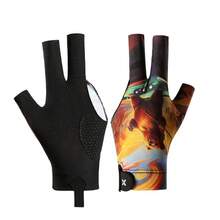 台球手套左手三指斯诺克台球手套防滑贴弹力台球训练手套配件