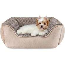 JOEJOY Rectangle Dog Bed For Large Medium Small Dogs - Washable Orthopedic Sofa Bed, Soft Breathable Puppy & Pet Cuddler, Durable Calming Dog Bed With Anti-Slip Bottom, Multiple Sizes,(S(20"X 19"X 6") Beige) - Type24 - 查看 1