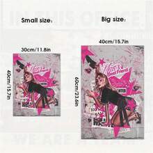 1pc Music Album Cover Poster - Music Art Printed Flat Design, Suitable For Room Decoration - Multicolor - View 5