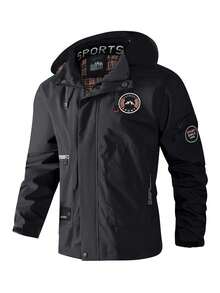 Jaqueta masculina de casca macia, jaqueta leve corta-vento, esportes ao ar livre, jaqueta casual para caminhada, jaqueta bomber à prova de vento, primavera/verão