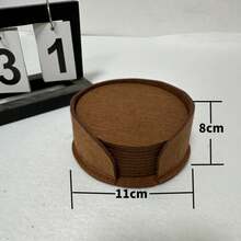 10 Stücke runde Filz-Untersetzer für Camping-Küche, hitzebeständige Untersetzer für Kaffee, Tee, Schutz des Esstisches, Küchenausstattung, Geschenk zu Feiertagen - Verschiedenfarbig - Übersicht 6