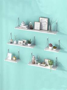 1 Peça Prateleira Flutuante para Decoração de Parede, Prateleira de Parede de Madeira Rústica para Quarto, Prateleira Rústica para Banheiro, Prateleira Suspensa para Armazenamento, Unidade de Prateleira Montada na Parede, Suporte Suspenso para Plantas