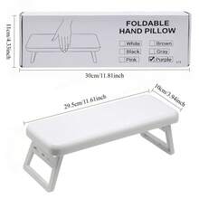 1 Stück tragbare Maniküre Handauflage, 1 Stück Nagelpflege Handkissen, 1 Stück Handgelenkstütze, Salon Maniküre Essentials, 1 Stück Maniküre Handhalter für den Heimgebrauch