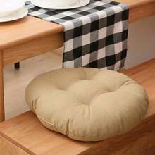 Thick Round Meditation Cushion, Large Size Fabric Floor Cushion For Patio, Window Seat, Tatami Chair Cushion Chair Seat Cushion Office Supplies Chair Pillow Gaming Chair Office Chair Desk Accessories Office - Multicolor - View 8