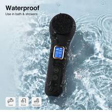 Facial Cleansing Brush, IPX7 Waterproof Rechargeable Silicone Face Scrubber, 5 Cleansing Modes Face Brush For Face Exfoliator, Exfoliating And Massaging Face Scrubber Exfoliator - Black - View 2
