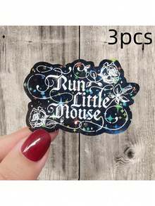 Nhãn dán trang trí "Run Little Mouse" trên giấy – Lấy cảm hứng từ Haunting Adeline, Cat & Mouse Duet, HD Carlton – Lý tưởng cho những người yêu sách & Người hâm mộ tiểu thuyết lãng mạn đen tối, Đồ dùng học tập, Quay lại trường học - Nhiều màu - Xem 15
