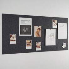 1 Stück 40x60cm großer künstlerisch-kreativer Wanddekoration Memo Board, dekorative Filzplatte für freie Kombination, geeignet für Büro und Heimdekoration, Korkwandleiste zum Befestigen und Pinnwand. Lehrermemo Board Schulmaterial, Halloween, Weihnachtsabend und Weihnachtsdekoration, auch als sinnvolles kreatives Geschenk für Freunde, Kollegen, Studenten und Senioren, Neujahrsgeschenk - 40*60cm - Übersicht 3