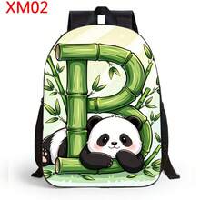 Cartoon Panda Backpack, Cute Minimalist Backpack, Lightweight 12-Inch Single Layer Backpack, Unisex Casual Daypack, Portable Travel Bag