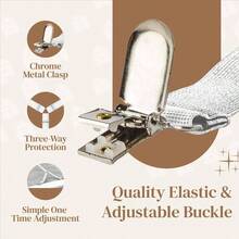Bed Sheet Holder Straps Criss - - Sheets Stays Suspenders Keep FittedFlat Bedsheet In Place - Twin King Mattress Holders - Bed Sheet Strap - Fitted Sheet Clip Sheet Keepers - 白色 - 查看 4