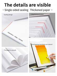 1本30页厚素描本，适合户外写生，也可作为学期初的礼物赠送给同学、老师、同事、家长和其他学生。