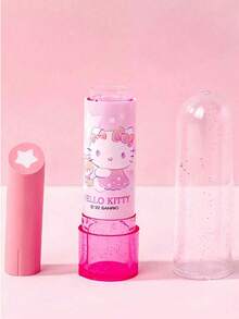 Sanrio 1/4 件套三丽鸥系列 KT 口红造型橡皮擦，色彩鲜艳，猫咪造型可爱，造型新颖，易擦除，不易脏污，非常适合学生、艺术家和文具爱好者。是送给孩子的理想礼物。[颜色随机]