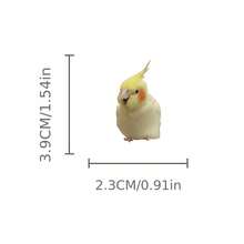100pcs Realistic Parrot Stickers, Cute Parrot Bird Species Illustration Stickers For Phone Case, Desk, Stationery, Tablet - Multicolor - View 6
