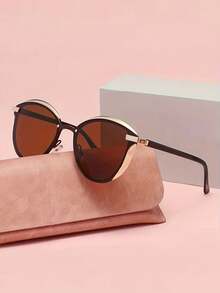 New Fashion Polarized Sunglasses, Slim Face Design, Elegant & Stylish PC (Polycarbonate) Unisex Sunglasses, Suitable For All Seasons