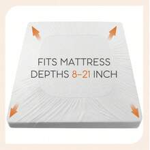 Thick Quilted Mattress Pad - Ultra-Fluffy Soft Topper With Breathable Fabric, Machine Washable, Foldable, 8-10cm Thick, Ideal For Home And Hotel Use, Hotel Mattress Topping | Quilted Texture | Machine Washable Cover, Mattress Pad - 白色 - 查看 5