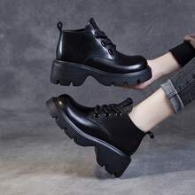 Women Ankle Boots & Booties - 黑色單裡 - 查看 3