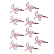 مقابض أدراج معدنية وردية أنيقة بتشطيب قديم، مثالية لديكور المنزل، مقابض قوية للخزائن والأدراج، مقابض أدراج، اشتر المزيد واحصل على مفتاح ربط صغير مجانًا