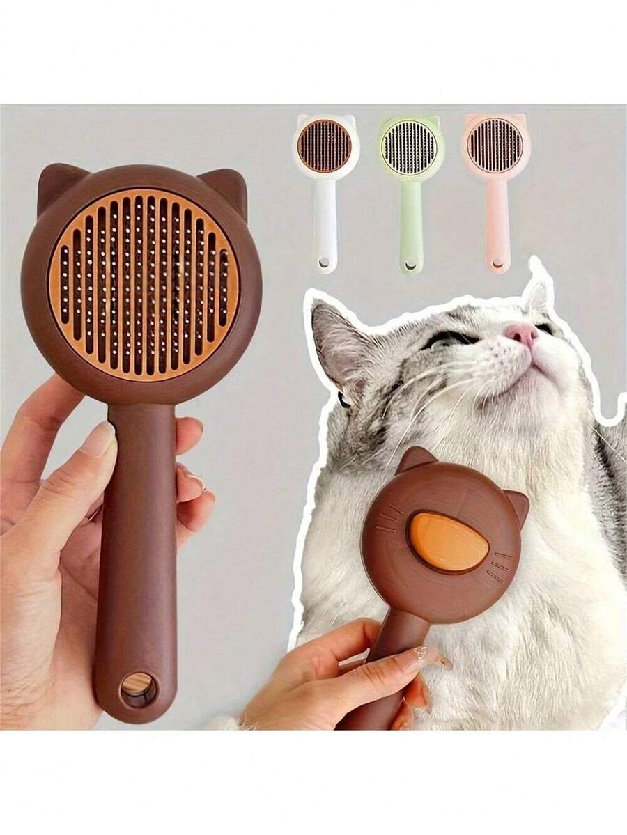 新款宠物猫沐浴按摩浮毛刷，狗狗美容脱毛刷，通用宠物用品