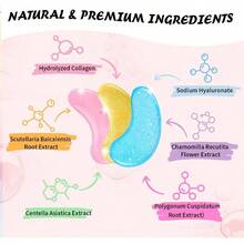 Eye Masks 24 Pairs Caffeine, 24K Gold And 1 Retinol Under Eye Patches Puffy Eyes, Dark Circles Fine Lines, Eye Gels Pads Refreshing And Revitalizing - Under Eye Skin Care