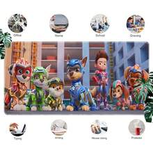 1pc  Cartoon Gaming Mouse Pad - Vibrant Animated Pups In Various Fun Scenes, Durable Large Desk Mat For PC & Keyboard, Ideal For Gamers, Kids' Room & Office Decor, Mouse Pads For Desk