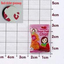 5/10pcs Refrigerator Magnets Set, Decorative Resin Candy Snack Bag & Tree Design Fridge Magnets, Personalized Magnets For Kitchen, Office, Whiteboard, Dishwasher, Best Gift For Home Decor - Multicolor - View 3