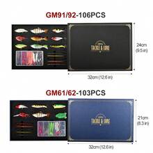 OPQ OPQ Fishing Gift Box Lure Set, Halloween, Christmas, Birthday Gift For Father, Husband, Boyfriend, Suitable For Saltwater And Freshwater Fishing