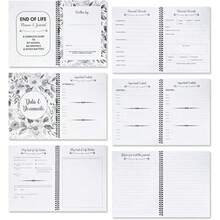 1 Pc MY FINAL WISHES, Butterfly End Of Life Planner, Final Arrangements When I Leave, Beneficiary Information, Funeral Planning Preparation Workbook (5.5 X 8.3 Inch)