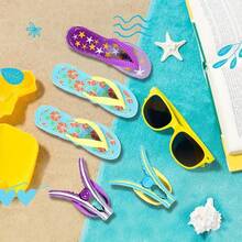 1 buc/2 buc cleme rezistente la vânt pentru prosop de plajă, pentru scaune de plajă, accesorii pentru terasă și piscină, ochelari de desene animate, pahare de cocktail, cleme de prosop, cleme decorative amuzante pentru casă (stil drăguț), cleme pentru prosop, cleme pentru scaune de plajă pentru prosoape