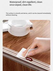 Transparent Edging Protective Anti-Collision Strips, Thickened & Widened, Glue-Free Home Use Table Corner Protection Cover, Wall Corner Soft Pad - Clear - View 11