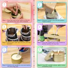 1kg Natural Soy Wax Flakes, Suitable For Candle Making - Low Melting Point, Clean Burning - DIY Candle Material, Home Fragrance Candles, Halloween, Christmas Decorative Candles, Home Scented Candles, Cup Candle Making, Applicable For Weddings, Birthdays, Valentine's Day, Mother's Day, Father's Day, Various Holiday Gatherings, Atmosphere Decoration, Souvenirs, Creative Gift Making - Multicolor - View 7