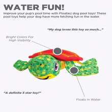 Outward Hound Floatiez Stingray Floating Interactive Dog Toy, Large - ColorB - 查看 3