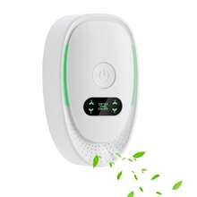 Hailicare Máy lọc không khí cắm điện tích hợp máy tạo ion âm, máy lọc không khí ion âm mini, máy tạo ion âm di động, máy lọc không khí hoạt động êm ái, máy làm thơm không khí ion, thích hợp khử mùi vật nuôi, mùi nhà bếp, bụi bẩn, khói. - Phích cắm loại C của EU (220-240V) - Xem 2