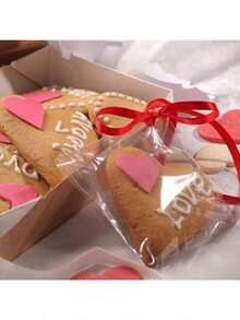 100/200个随机透明玻璃纸袋，自粘OPP袋，塑料礼品包装袋，适用于珠宝、派对礼品、糖果、工艺品等。 - 白色 - 查看 4