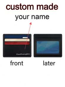 Suport de card cu mai multe sloturi pentru carduri, pentru husă de card compactă din piele PU neagră, portofel pentru carduri, pentru uz zilnic, design practic: sloturi multiple pentru carduri de credit, carduri de identitate, carduri bancare, bani pentru permis de conducere; piele PU anti-zgârieturi pentru durabilitate, potrivit pentru lucrătorii la birou, studenți, cumpărători, navetiști, excursii la cumpărături, navete de afaceri.