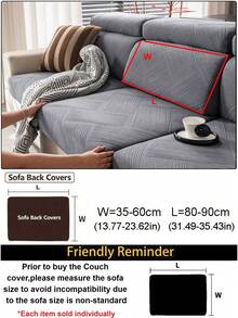 1 pieza Funda de sofá de unicolor y de felpa con cobertura completa, amigable con las mascotas, resistente a la suciedad, lavable, adecuada para todas las estaciones, decoración navideña y de Año Nuevo para el hogar, protector de sofá para sofás de 1/2/3/4 plazas