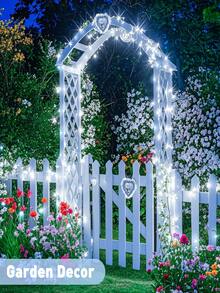 33ft/Festival Party String Lights Outdoor Waterproof 8 Flashing Modes Christmas Decorative Lights 100 LED Bulbs Suitable For Winter Parties Valentine's Day New Year Indoor & Outdoor Festive Home Decor (White Version) - Multicolor - View 5