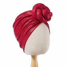 1pc  Plain    Casual    Polyester    None    Turban  Daily  Wedding  Night Out - 土金色 - 查看 3