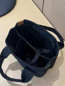 时尚简约高端帆布手提包