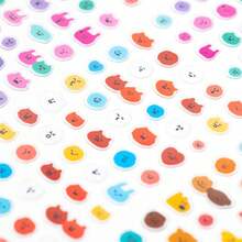 1pc Cute Sticker, Cartoon Vibrant Color Basic Planner Decorative Sticker, Suitable For Phone, Diary, Planner