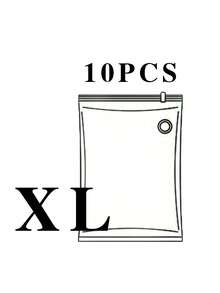 1/10 piezas Bolsas de compresión al vacío, Bolsas de almacenamiento al vacío, Bolsas con cremallera al vacío, Bolsas de equipaje de ahorro de espacio, Sacos de compresión de viaje, Organizadores de prendas plegables, Bolsas de almacenamiento de armario para ropa, ropa de cama, ropa de invierno - 75% de ahorro de espacio, a prueba de humedad, resistente a insectos