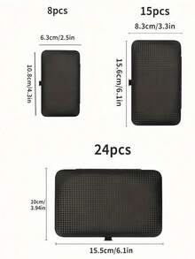 24PCS Black Nail Clipper Foot Repair Set - Stainless Steel Nail Clippers, Professional Set, Nail Care Tools, Comes With Luxury Travel Box