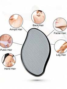 1 Stück Mikropinsel, kristallhaarentferner aufgerüstetes multifunktionales manuelles Haarentfernungsgerät, entfernt effektiv Keratin, geeignet für die Haarentfernung an Armen, Beinen und dem Rücken, ein bequemes und nicht-invasives Hautharentfernungsgerät, ein neuer wiederverwendbarer Nano-Glas-Material Haarentfernungswerkzeug, beschädigt die Haut nicht, ein magisches Haarentfernungswerkzeug für den Rücken, die Arme und Beine.