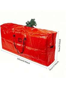 7/9ft Christmas Tree Storage Bag, Large Capacity, Waterproof Dustproof Woven Moving Box, Outdoor Waterproof Storage Bag, Christmas & New Year Gift, Tree Storage Bag - Multicolor - View 19