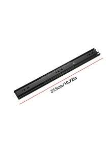 2-częściowa, trzysekcyjna, cicha prowadnica szuflady z tłumieniem wysuwania, prowadnica kulkowa ze stali nierdzewnej, odpowiednia do biurek, szaf, szuflad biurek komputerowych itp.