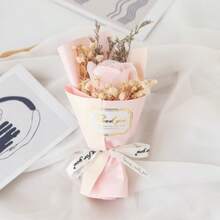 Ramo de flores artificiales, rosa, girasol, margarita, flores de jabón decorativas, ramo de flores falsas al por mayor para comercio electrónico transfronterizo