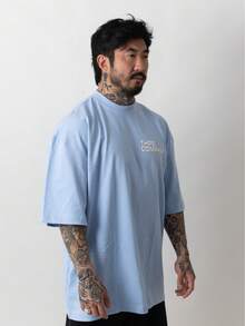 Oversized Company T-Shirt - Celeste - Ver 3