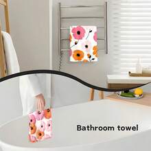 Set de prosoape de bucătărie cu imprimeu floral și dovleac de toamnă pentru Ziua Recunoștinței, 2 buc/100 buc, potrivit pentru restaurant, bucătărie, decorare interioară baie, decorare petrecere, cadou de sărbători, poate fi oferit ca și cadou de Ziua Recunoștinței