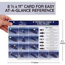 Navigation Lights And Day Shapes Quick Reference Guide - Waterproof Visual Guide To Guard Rules And Regulations 2024 COLREGS Sailboat And Boating Lights And Shapes - Initial - View 2