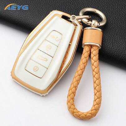 全新 TPU 汽车钥匙包保护套，适用于吉利、酷雷 X6、几何 C、帝豪 Global、Kulrey Hawk GX7、奥卡万戈汽车配件，适用于女士、男士